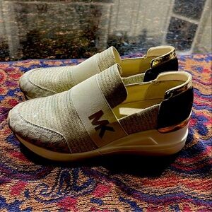 Michael Kors youth size 4 wedge sneakers